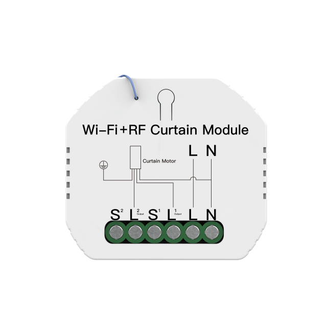 Funshion WiFi RF433 Blinds Curtain Switch  for Electric Roller Shutter Sunscreen Tuya Smart Life Google Home Alexa Smart Home