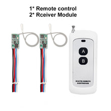 Load image into Gallery viewer, 433MHz Wireless RF Remote Control DC6V 12V 24V Mirco Switch Receiver Module DIY With 433 Mhz Long Range Transmitter Light ON/OFF