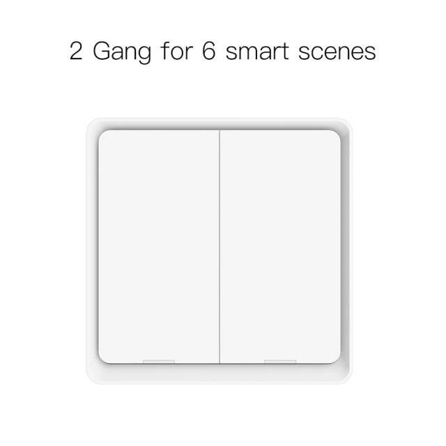 4 Gang Tuya ZigBee Wireless 12 Scene Switch Push Button Controller By battery 2MQTT Setup Automation Scenario for Tuya Devices