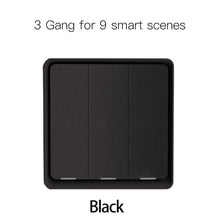 Load image into Gallery viewer, 4 Gang Tuya ZigBee Wireless 12 Scene Switch Push Button Controller By battery 2MQTT Setup Automation Scenario for Tuya Devices