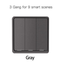 Load image into Gallery viewer, 4 Gang Tuya ZigBee Wireless 12 Scene Switch Push Button Controller By battery 2MQTT Setup Automation Scenario for Tuya Devices