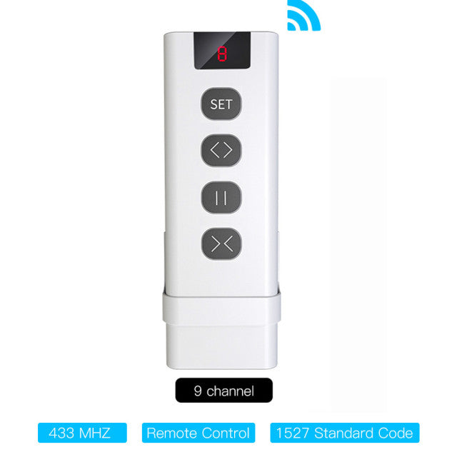 Tuya Smart Life Zigbee RF433 Blind Curtain Switch with Remote for Electric Roller Shutter Sunscreen Google Home Alexa Smart Home