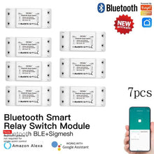 Load image into Gallery viewer, Bluetooth Smart Switch Relay Module Single Point Control Sigmesh Wireless Remote Control with Alexa Google Home tuya