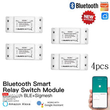 Load image into Gallery viewer, Bluetooth Smart Switch Relay Module Single Point Control Sigmesh Wireless Remote Control with Alexa Google Home tuya