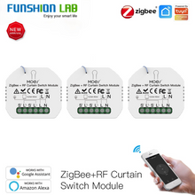 Load image into Gallery viewer, FUNSHION switch curtain smart curtain motor roller shutter module Roller blinds Window blinds electric curtain zigbee switch