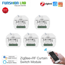 Load image into Gallery viewer, FUNSHION switch curtain smart curtain motor roller shutter module Roller blinds Window blinds electric curtain zigbee switch